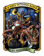 Doug Hunt 8 Piece Octopus band song card